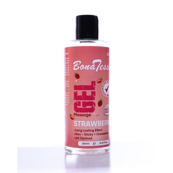 Bona Tessa Çilek Aromalı Masaj Jeli 250 ml - Görsel 1