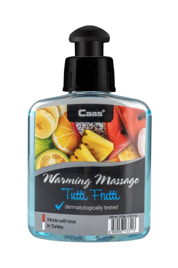 Cabs Warming Masaj Yağı Tutti Frutti - Görsel 1