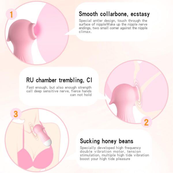 Emişli Deniaztı Vibratör Pembe - Görsel 4