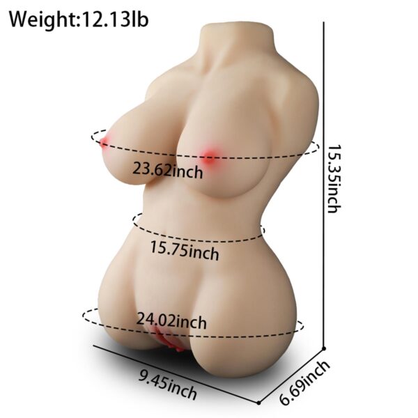 Büyük Göğüslü Yarım Manken 5,5 kg - Görsel 6