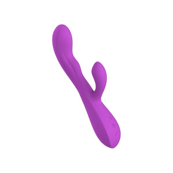 Modern Uyarıcılı Rabbit Vibratör Mor - Görsel 1