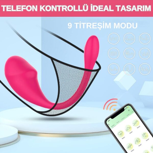 Telefon Kontrollü Yumurta Vibratör - Görsel 3