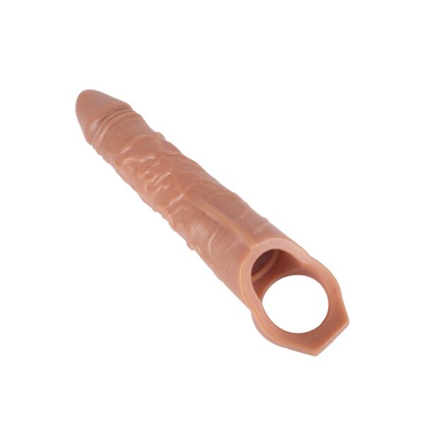 Titreşimli Penis Kılıfı Ten Rengi - Görsel 2