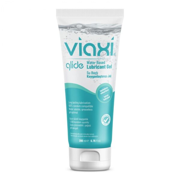 Viaxi Glide Su Bazlı Kayganlaştırıcı Jel Sade 200 ml - Görsel 1