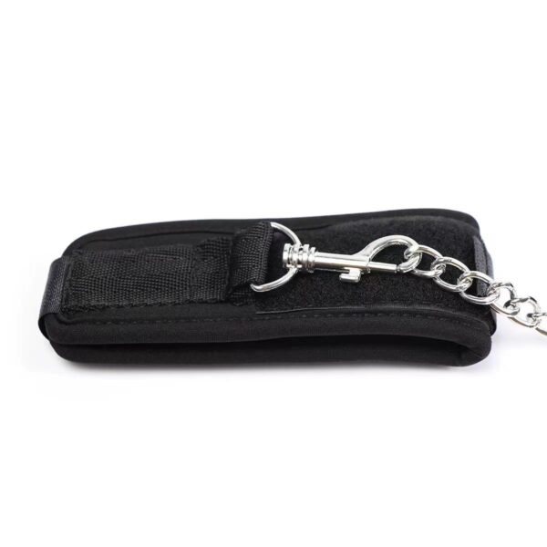 Ağız Toplu El Ayak Bağlama Kemeri Siyah - Görsel 4