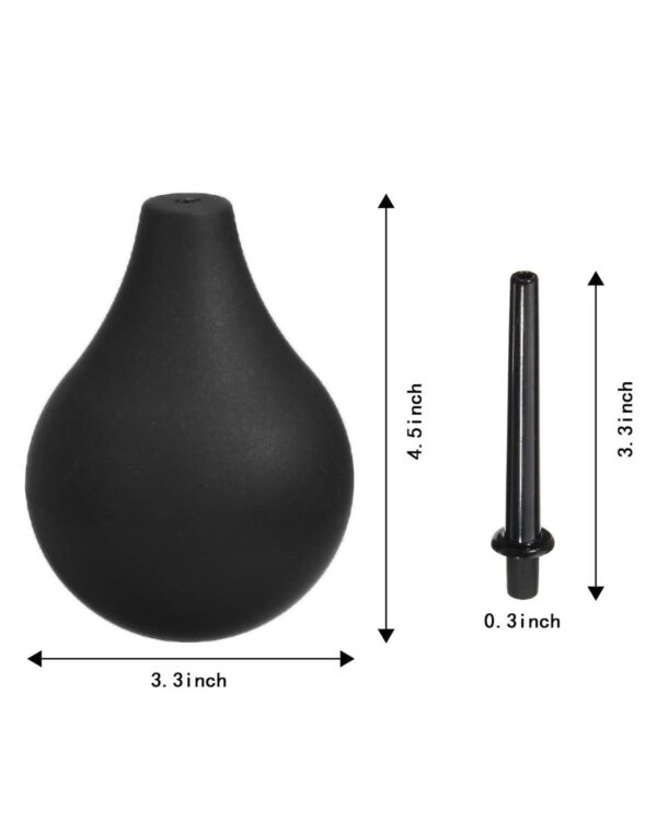 Anal Vajinal Duş Temizleyici Siyah 220ml - Görsel 2