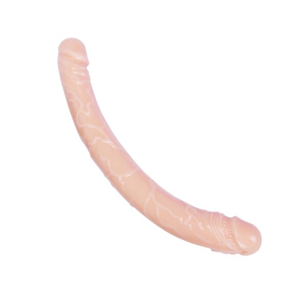 Çift Uçlu Realistik Dildo - 37,5 cm - Görsel 2