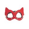 Deri Fantezi Maske Kırmızı