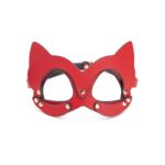 Deri Fantezi Maske Kırmızı