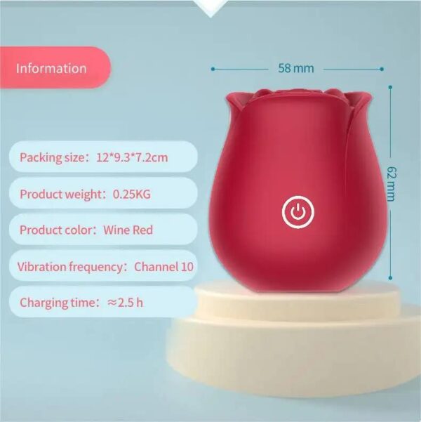 Emişli Gül Vibratör Kırmızı - Görsel 5