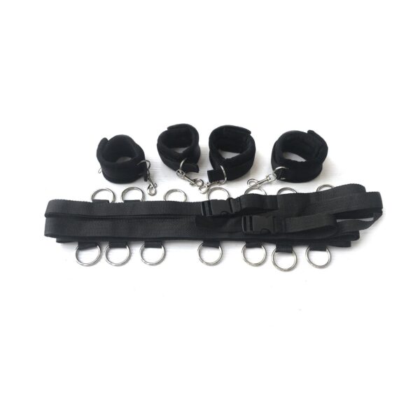 Yatak Bağlama Fantezi Kemeri Seti Siyah - Görsel 2