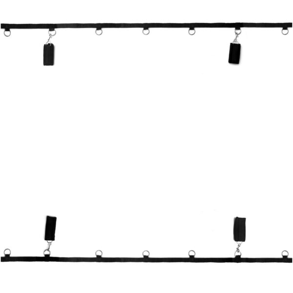 Yatak Bağlama Fantezi Kemeri Seti Siyah - Görsel 4