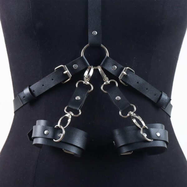 Çift Bileklikli Göğüs ve Bel Harness Seti - Görsel 6