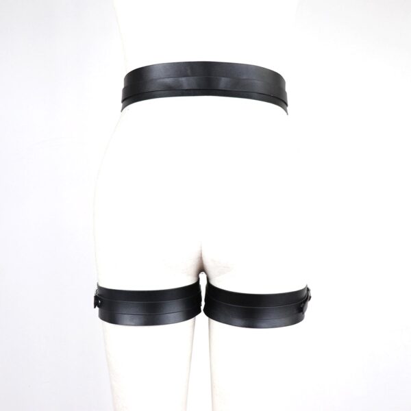Dominant Touch Deri Bel ve Bacak Harness Takımı - Görsel 5