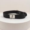 Deri Fırfırlı Choker Harness Kolye Siyah - Görsel 5