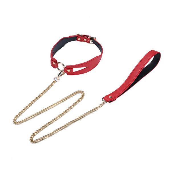 Fantezi Zincirli Tasma Kırmızı - Görsel 1