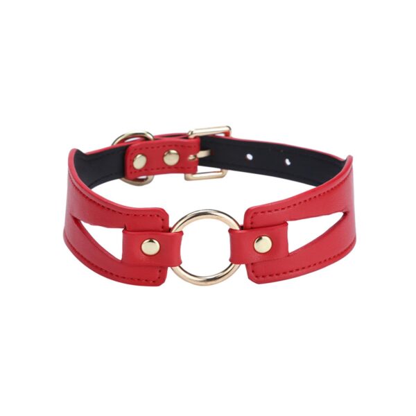 Fantezi Zincirli Tasma Kırmızı - Görsel 2