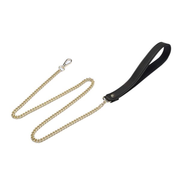 Fantezi Zincirli Tasma Siyah - Görsel 4