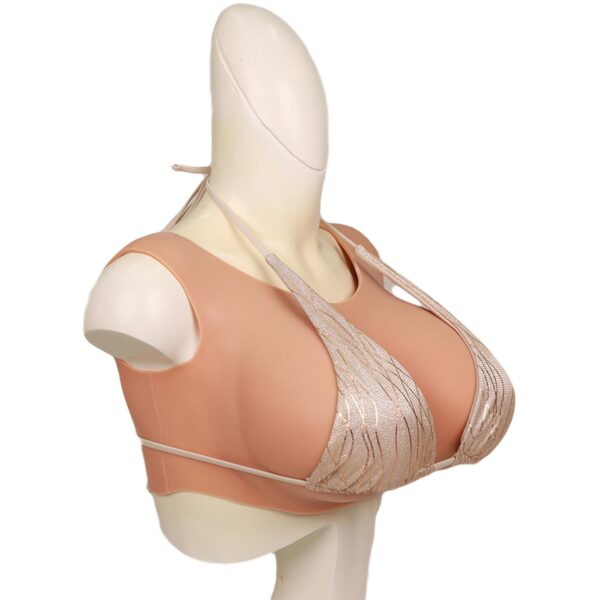 Giyilebilir Silikon Göğüs Sarışın En Büyük Boy G Cup - Görsel 4