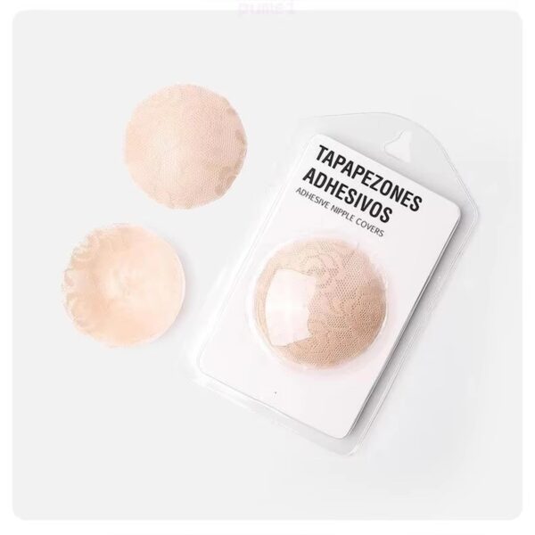 Göğüs Ucu Kapatıcı Çiçek Desenli Ten Rengi - Görsel 3