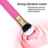 Makyaj Fırçası Şeklinde Vibratör Mor - Görsel 3