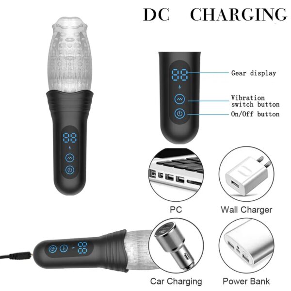 Titreşimli ve Hareketli Mastürbatör - Görsel 3