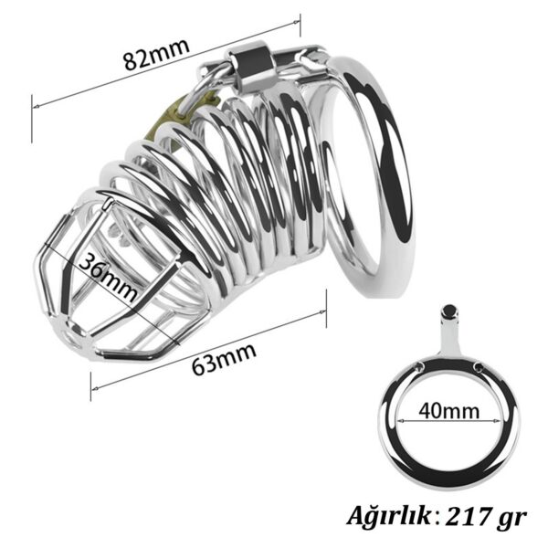 Metalik Penis Kilidi 45mm - Görsel 2