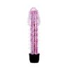Modern Tırtıklı Şeffaf Vibratör Pembe