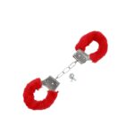 Peluşlu Metal Fantezi Kelepçe Kırmızı