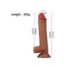 Realistik Dildo Esmer 21,5 cm - Görsel 3