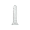 Şeffaf Fosforlu Silikon Dildo 13 cm
