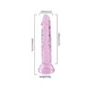 Şeffaf Pembe Silikon Gerçekçi Dildo 14cm - Görsel 2