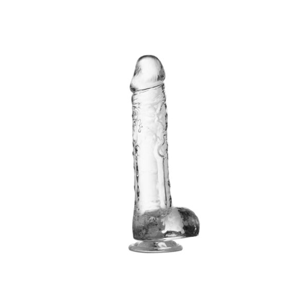Şeffaf Realistik Dildo 23 cm - Görsel 1