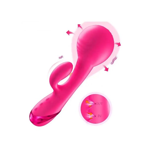 Şişebilen Vibratör Rose - Görsel 2