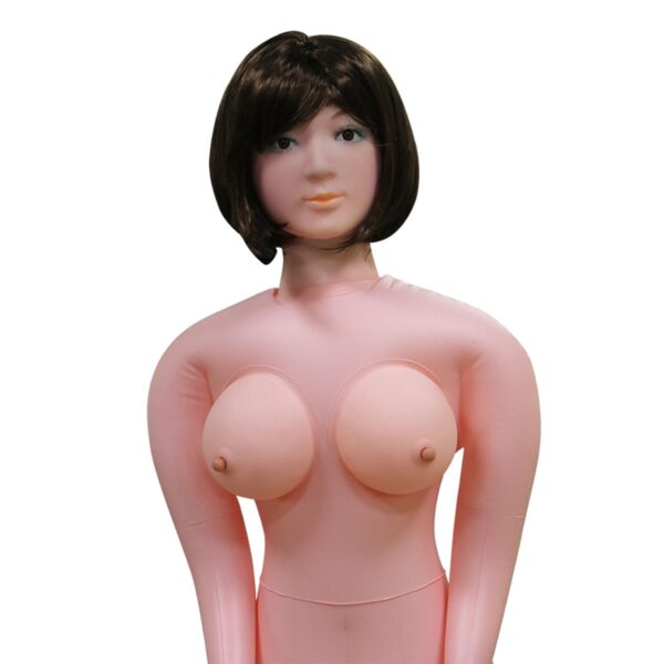 Şişme Kadın Kısa Saçlı Sarışın - Görsel 3