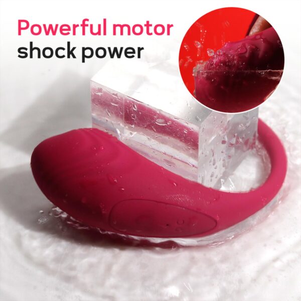 Telefon Kontrollü Modern Vibratör Pembe - Görsel 3