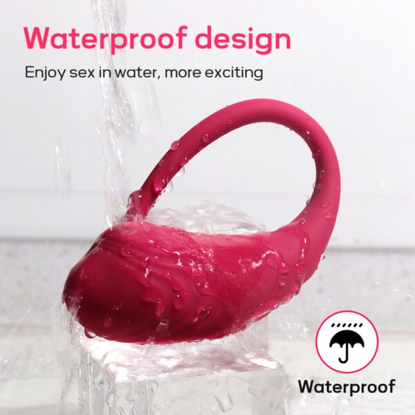 Telefon Kontrollü Modern Vibratör Pembe - Görsel 4