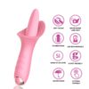 Tırtıklı Dil Vibratör Pembe - Görsel 4