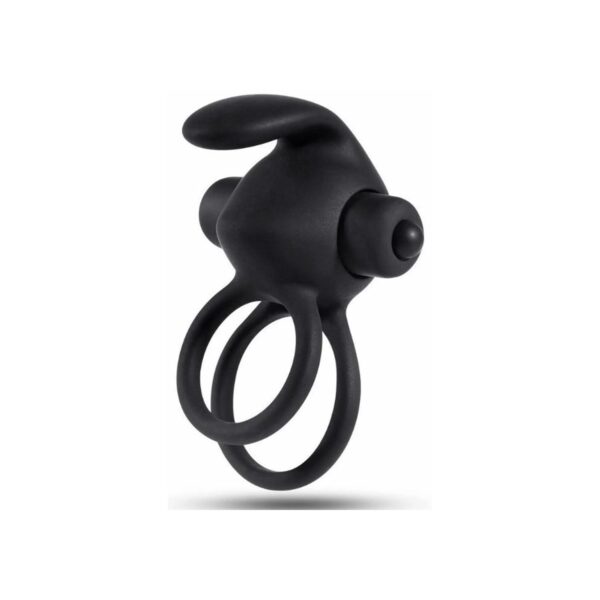 Titreşimli Rabbit Penis Halkası Siyah - Görsel 1