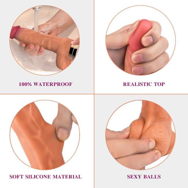 Uzaktan Kumandalı Hareketli Dildo Vibratör - Görsel 6