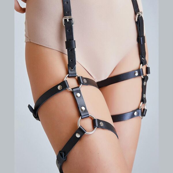 Yarım Vücut Harness Bel Kalça Siyah - Görsel 5