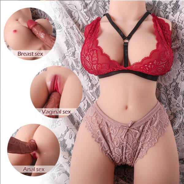 Yarım Boy Gerçekçi Manken Mastürbatör - Görsel 4