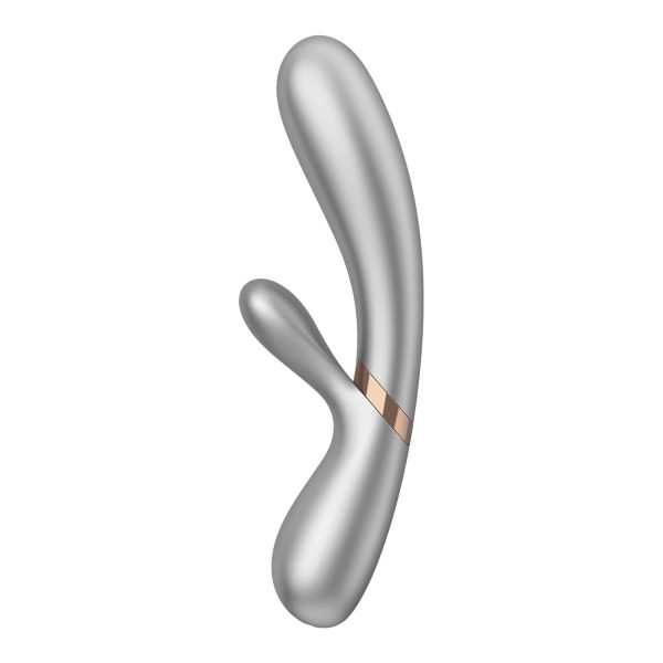 Satisfyer Hot Lover App Kontrollü Tavşan Vibratör Silver - Görsel 1
