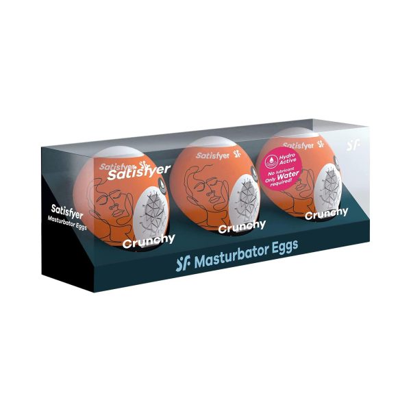 Satisfyer Crunchy Yumurta Masturbatör 3'lü Set - Görsel 1