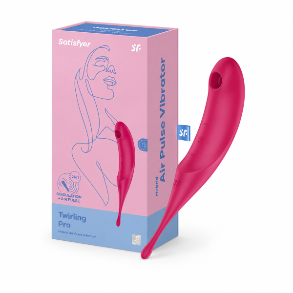 Satisfyer Twirling Pro Klitoral Vibratör Kırmızı - Görsel 2