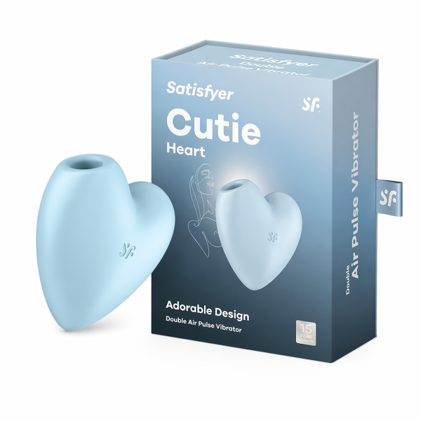 Satisfyer Cutie Heart Emişli Vibratör Mavi - Görsel 2