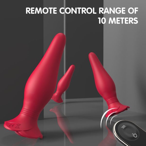 S-Hande Frenzier RCT Rose Plug Vibratör Set - Görsel 8