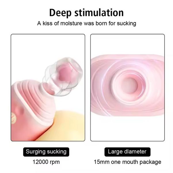 Dondurma Tasarımlı Emişli Vibratör - Görsel 2