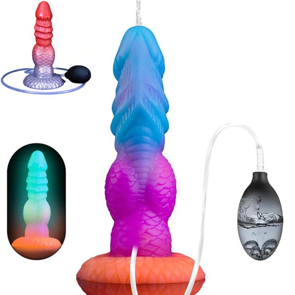 Boşalan Yaratık Dildo - 20 cm - Görsel 1
