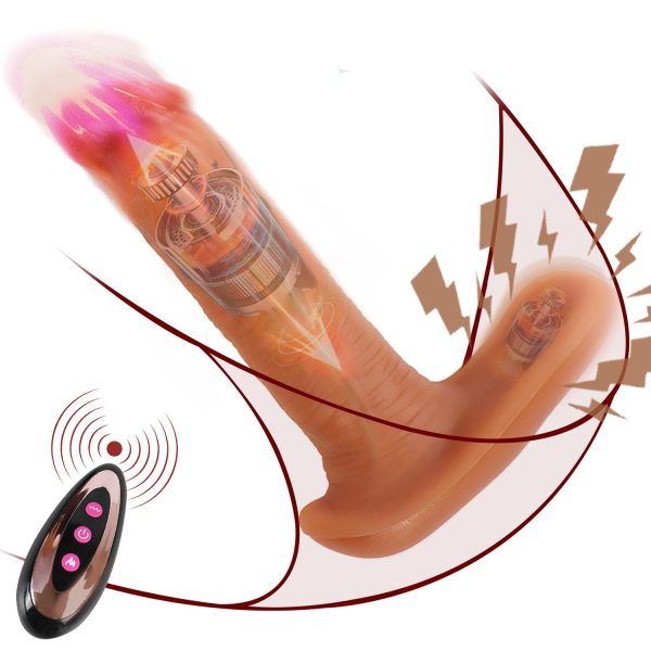 4992.jpg Phantom Kumandalı Hareketli Dildo - Görsel 1